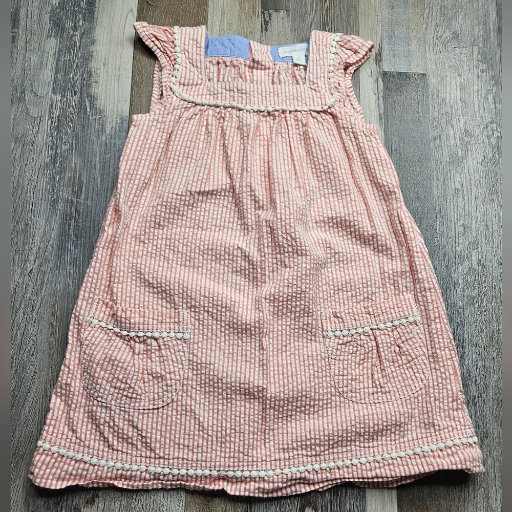 Pumpkin Patch Dress Girl's 4 Cotton Stripes